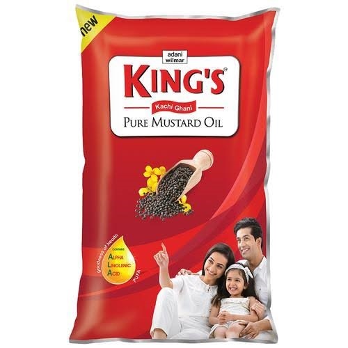King's Kachi Ghani Pure Mustard Oil Pouch